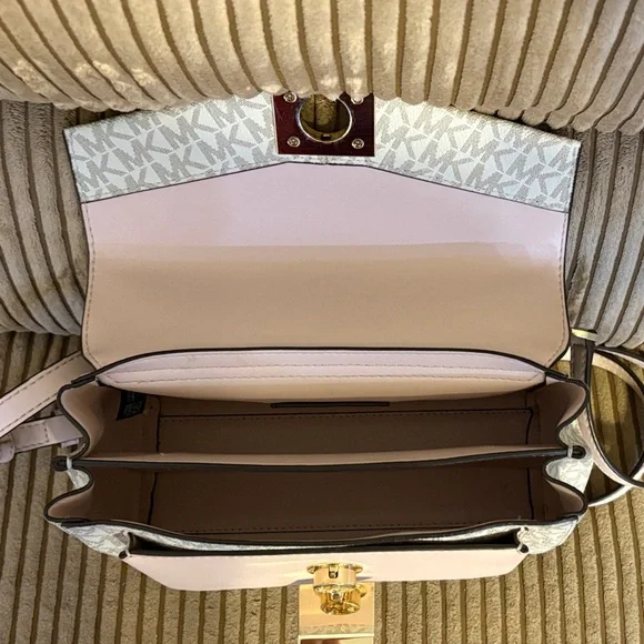 Michael Kors Crossbody Bag in Pink and Gray - Picture 9 of 9
